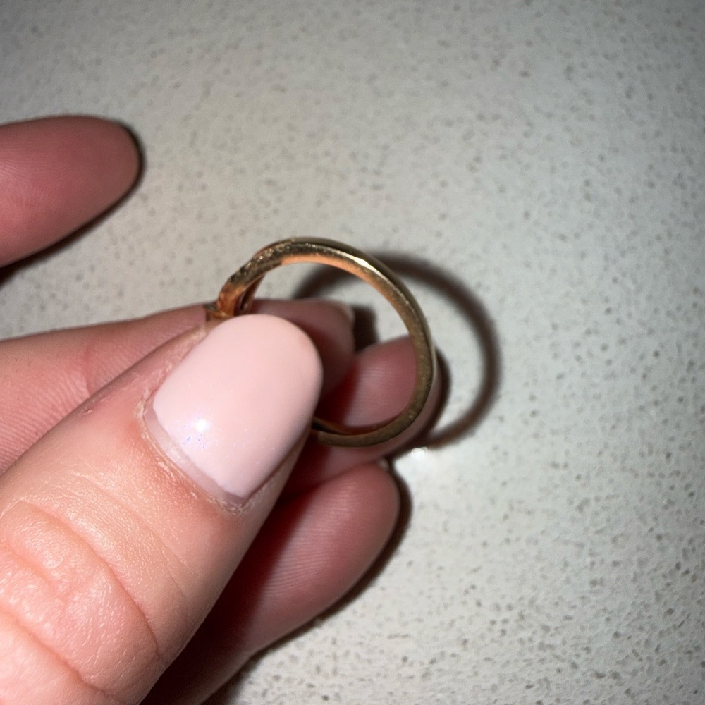 NEW 14K Yellow Gold Natural Diamond Infinity Ring 0.10–0.15 CT Light-Up HDI Box - Picture 12 of 13